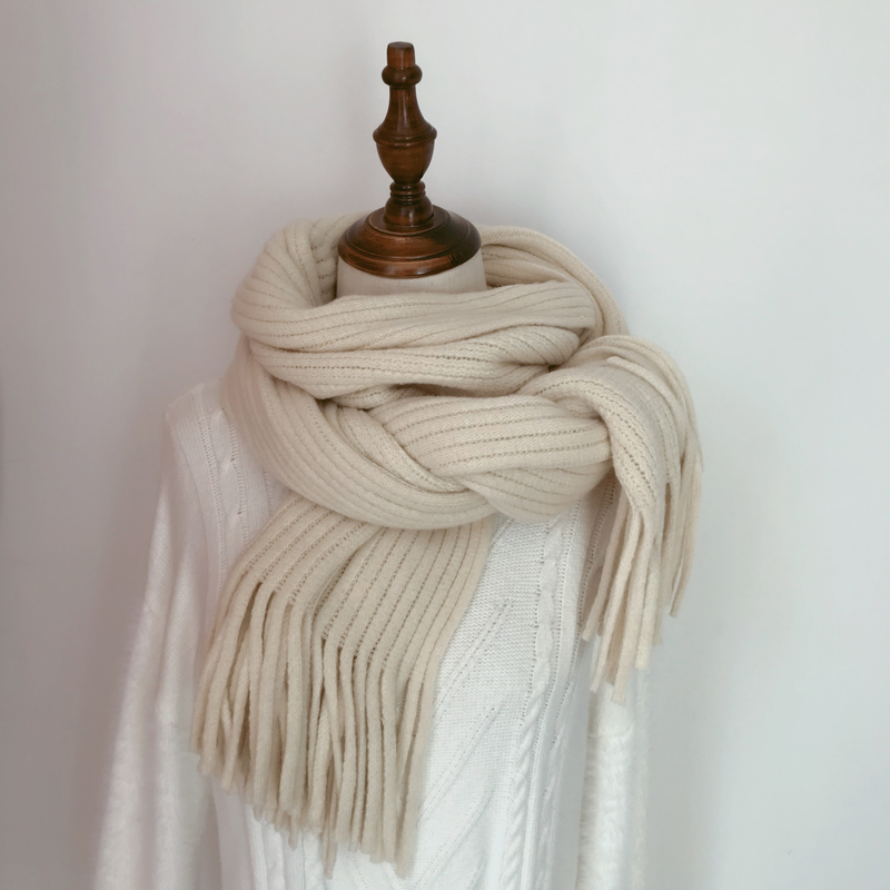 Fringed scarf