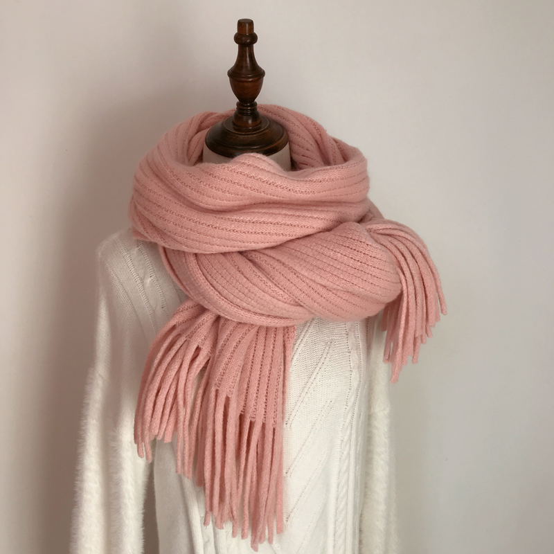 Fringed scarf
