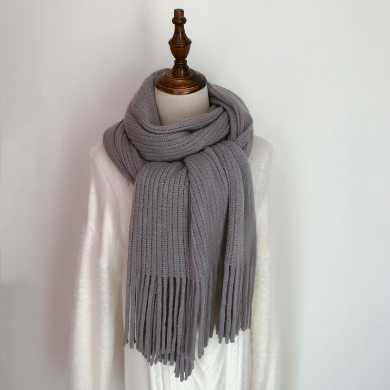 Fringed scarf